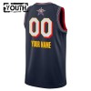 All-Star 2025 Custom Jordan Navy Lasten Pelipaidat Swingman